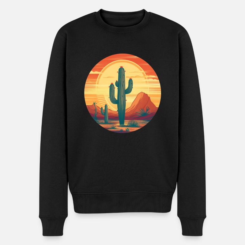 Cactus - Pull Premium bio Homme - noir