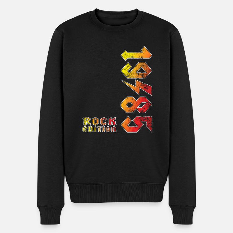 Birthday Rock Edition 1985 - Pull Premium bio Homme - noir