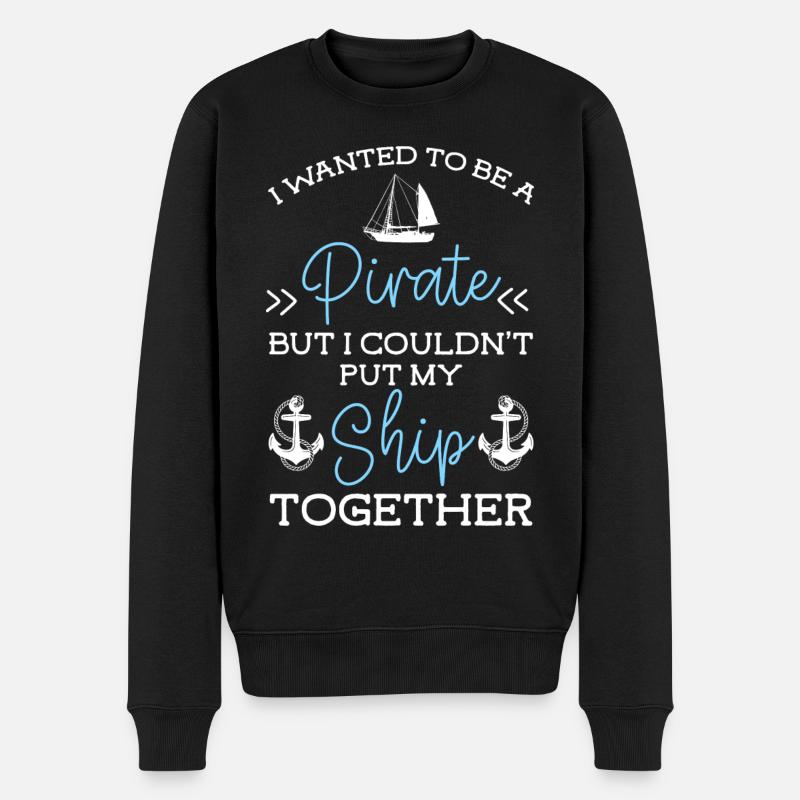 Croisière Skipper Bateau Bateau - Pull Premium bio Homme - noir