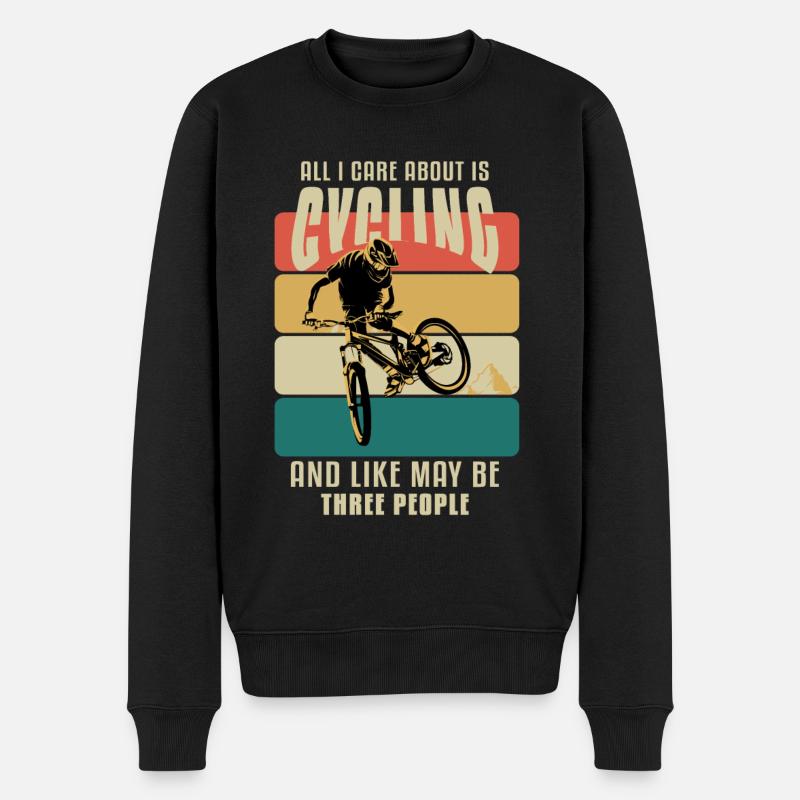 1 21 - Männer Premium Bio Pullover - Schwarz