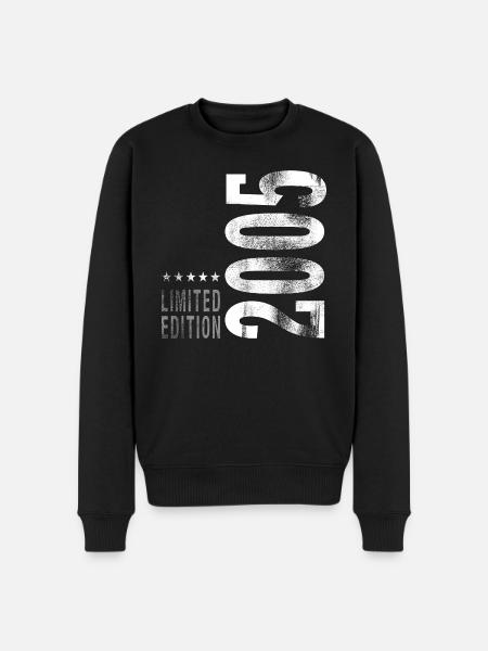 2005 Limited Edition - Men's Premium Organic Jumper - black