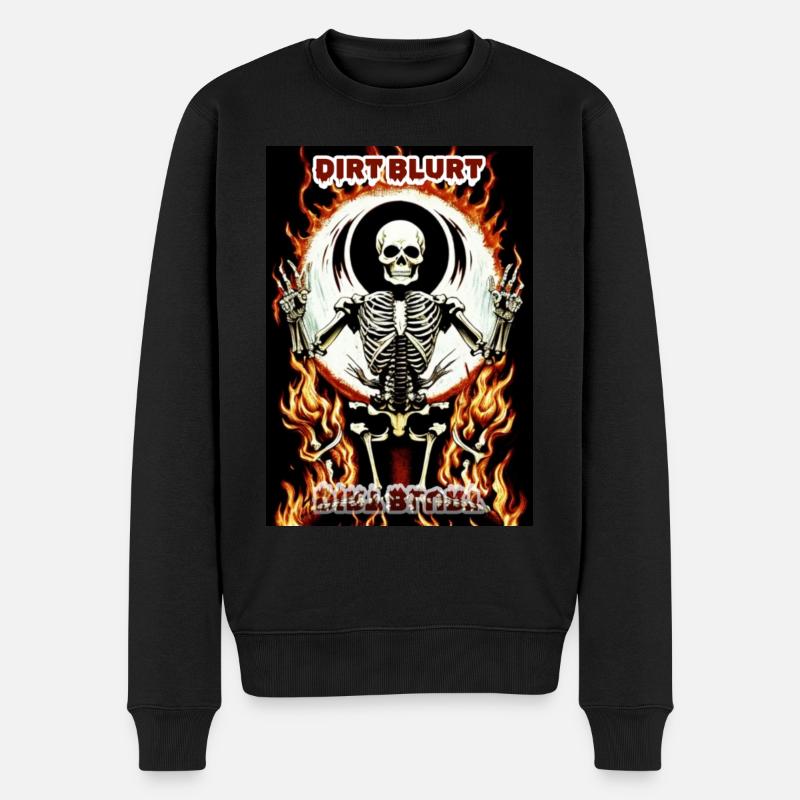 L’enfer skelly - Pull Premium bio Homme - noir