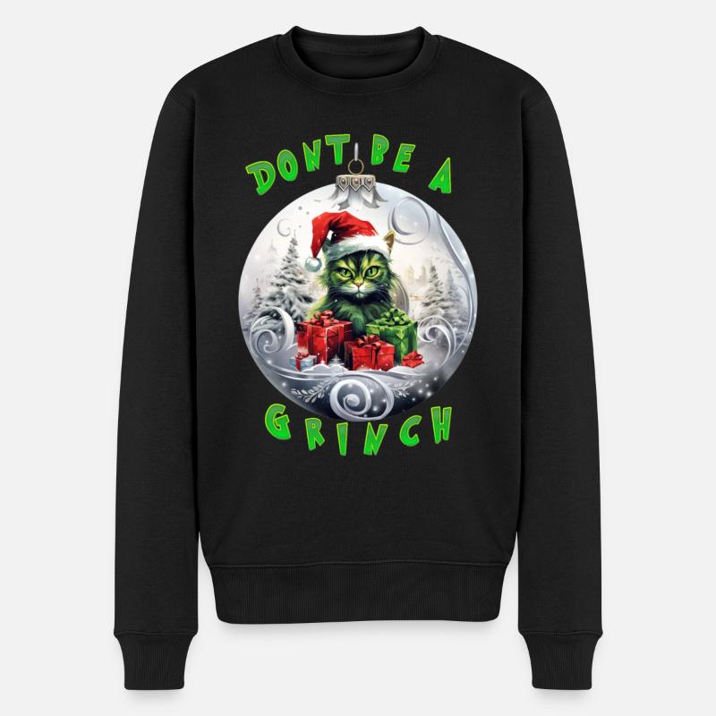 Dontbeagrinch - Pull Premium bio Homme - noir