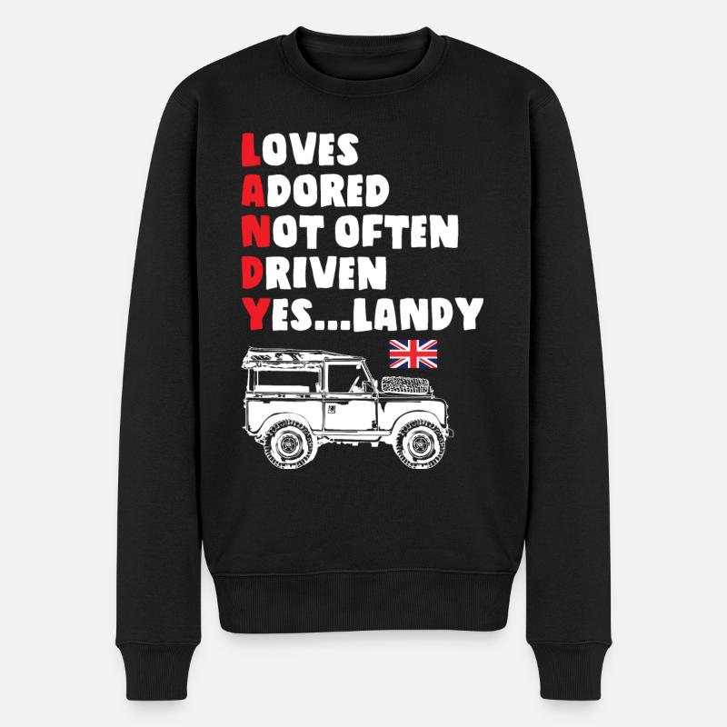 Son Landy - Pull Premium bio Homme - noir
