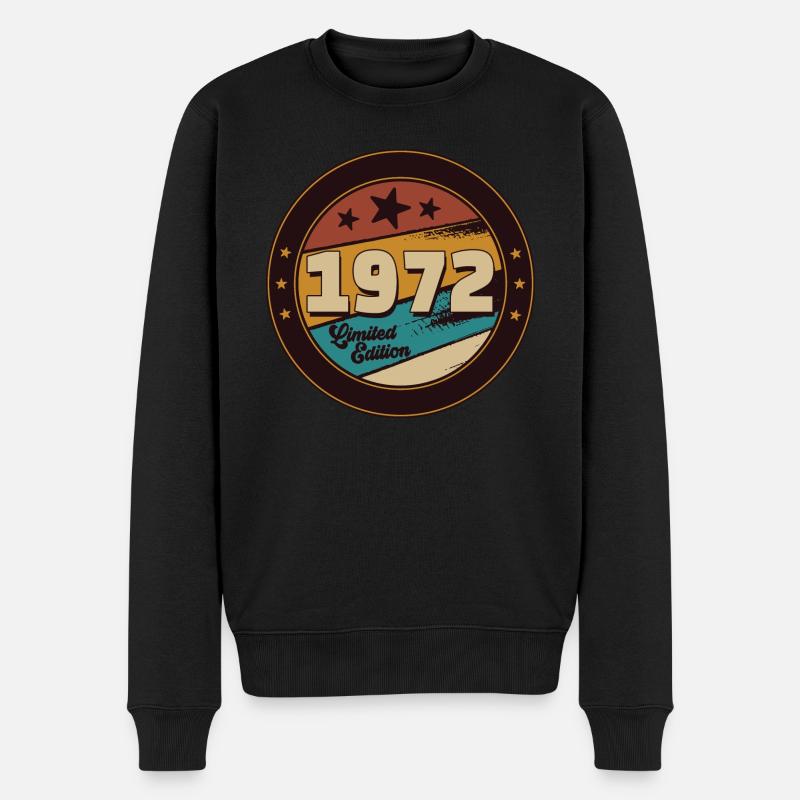 1972 - 50e anniversaire - Pull Premium bio Homme - noir