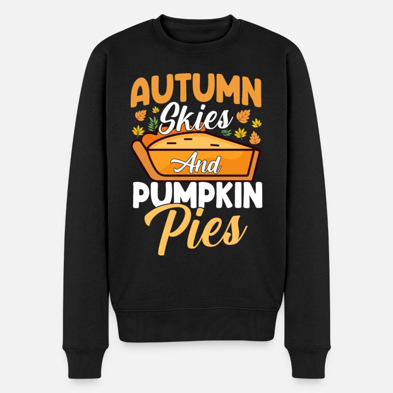 Automne - Pull Premium bio Homme - noir