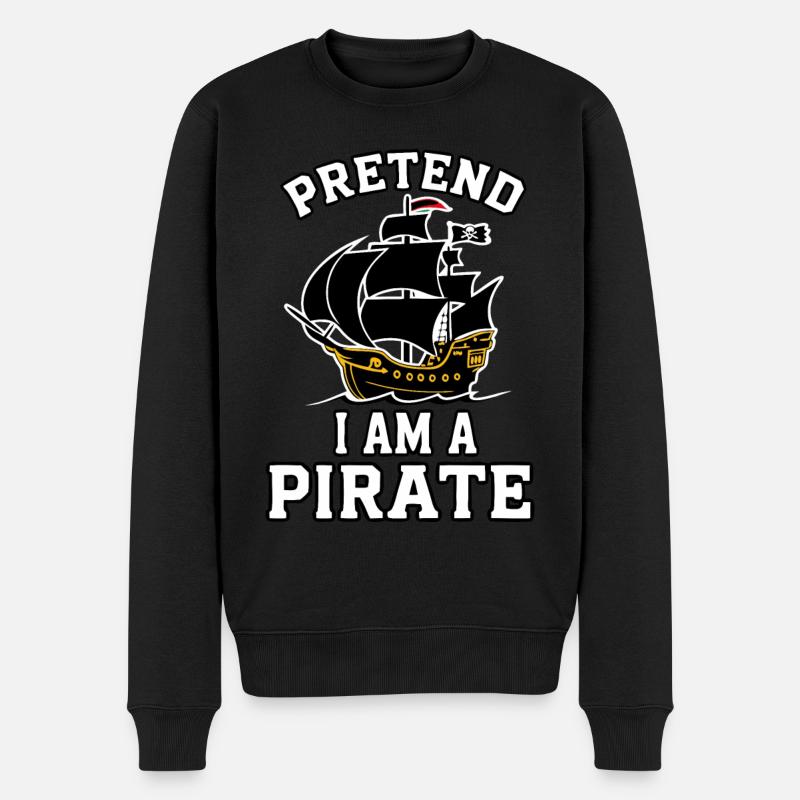 Pirate Pirate Carnaval Halloween - Pull Premium bio Homme - noir