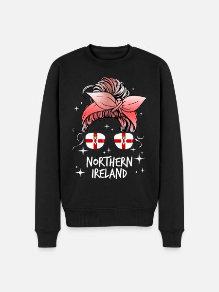 Northern Ireland - Men's Premium Organic Jumper - black