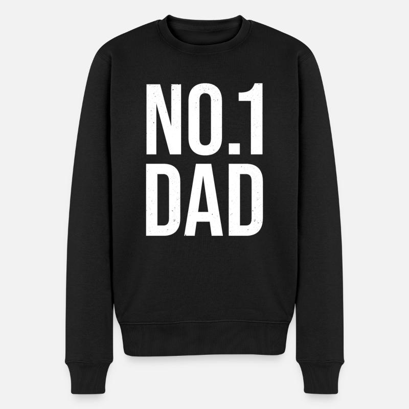 Papa numéro 1 - Pull Premium bio Homme - noir
