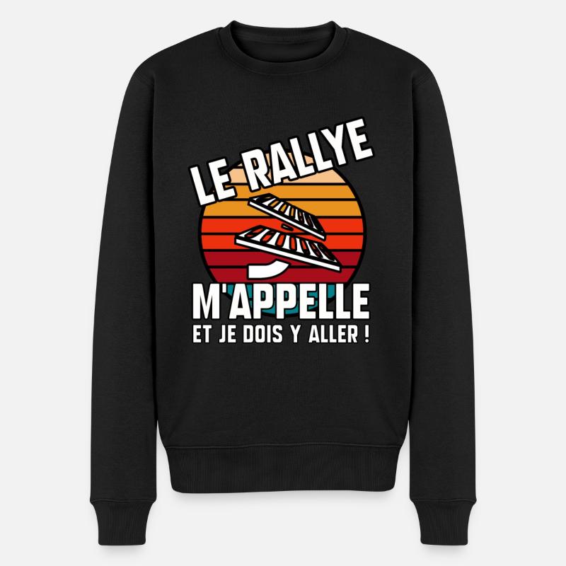 Le rallye m’appelle - Pull Premium bio Homme - noir