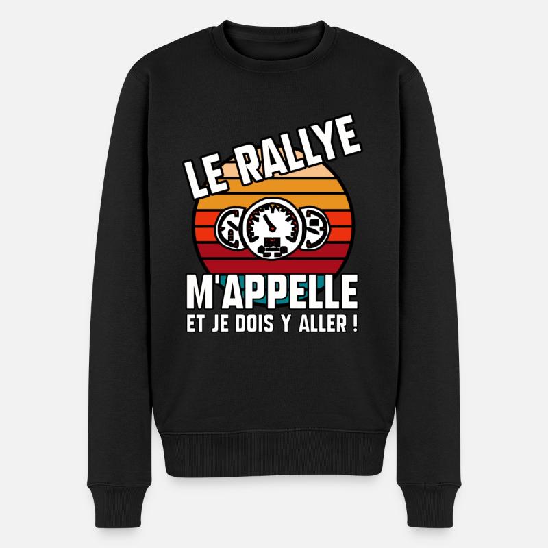 Le rallye m’appelle - Pull Premium bio Homme - noir