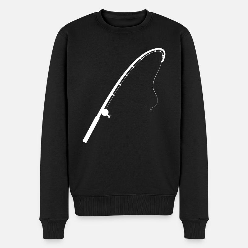 Angel - Männer Premium Bio Pullover - Schwarz