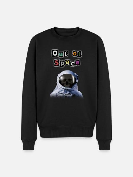 Ud af rummet - Travis Scott Style Astronaut - Økologisk premium-sweatshirt til mænd - sort