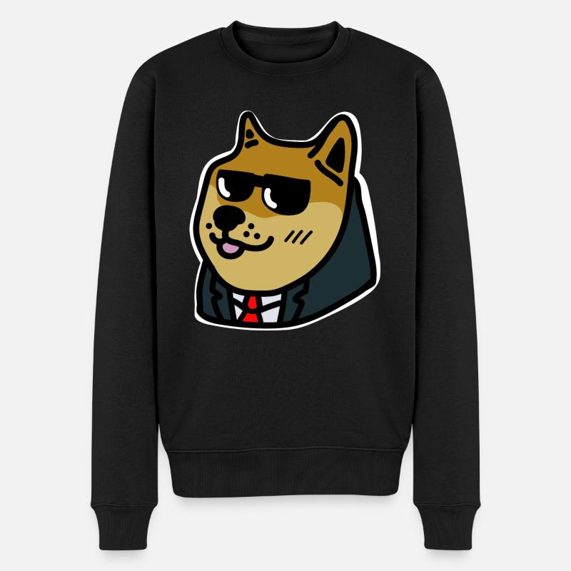 Doge d'affaires - Pull Premium bio Homme - noir