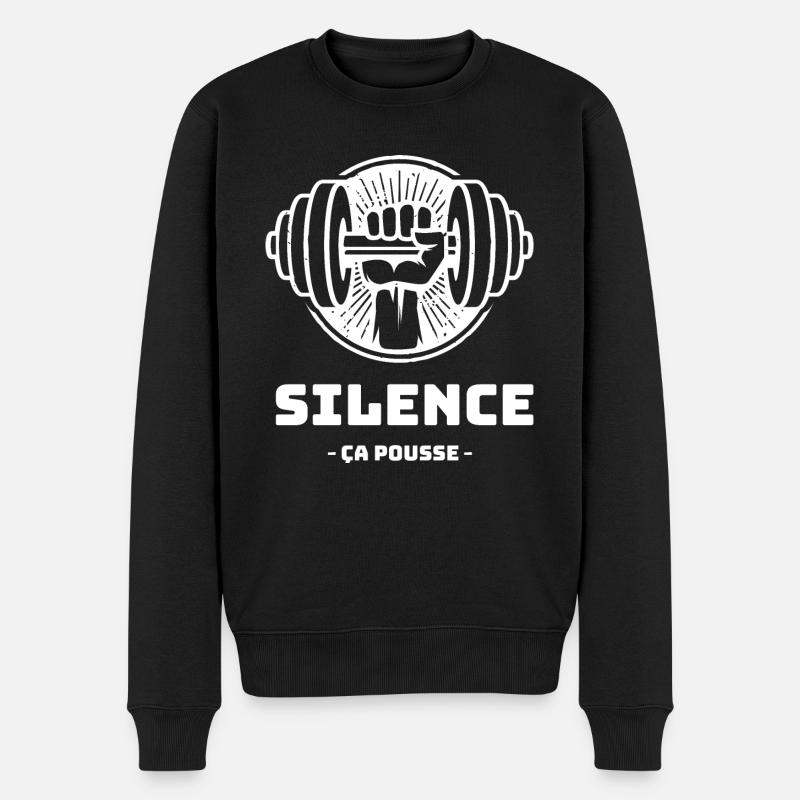 Silence ça pousse - Pull Premium bio Homme - noir