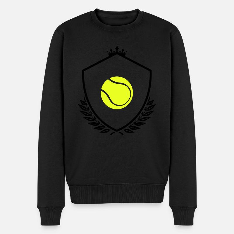 Armoiries de tennis - Pull Premium bio Homme - noir