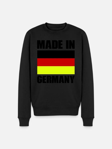 made in germany - Männer Premium Bio Pullover - Schwarz