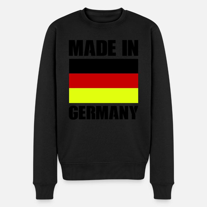 made in germany - Männer Premium Bio Pullover - Schwarz
