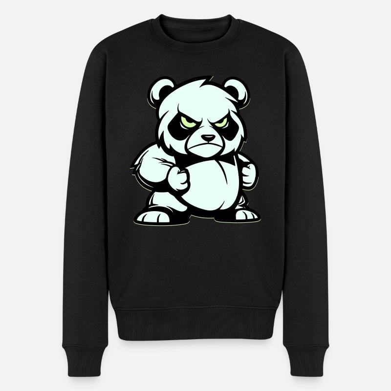 Bande dessinée Panda Bear - Pull Premium bio Homme - noir