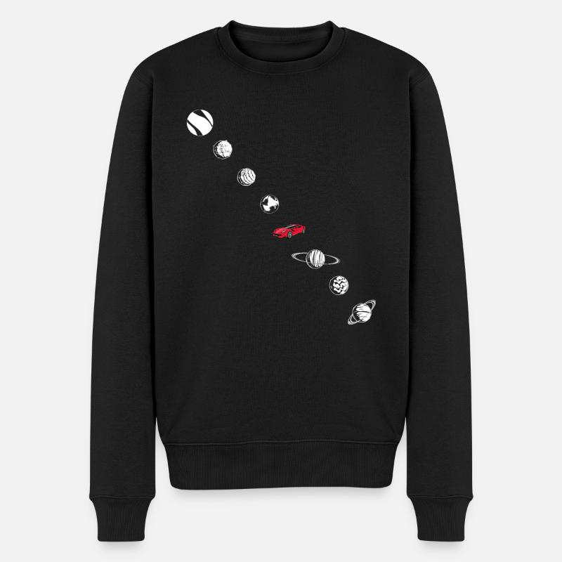 Tesla dans Space Solar System SpaceX - Pull Premium bio Homme - noir