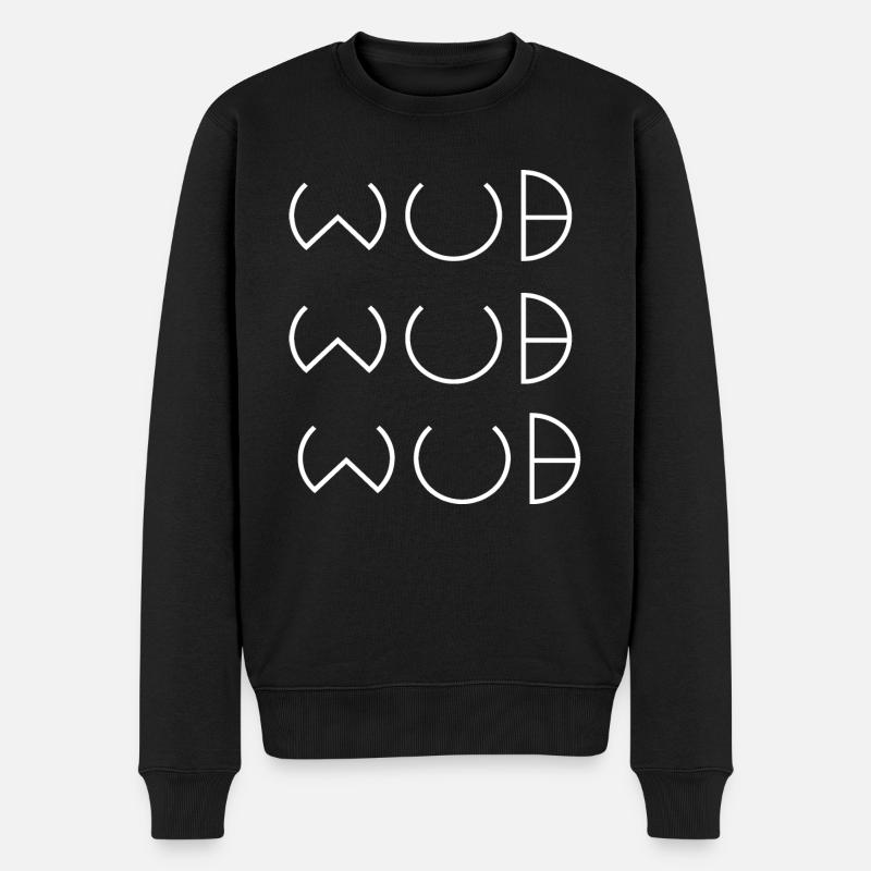 wub wub wub - Männer Premium Bio Pullover - Schwarz