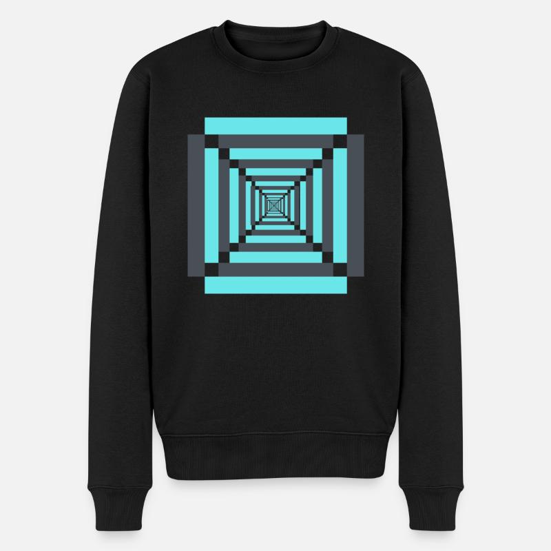 Unendlichkeit - Männer Premium Bio Pullover - Schwarz
