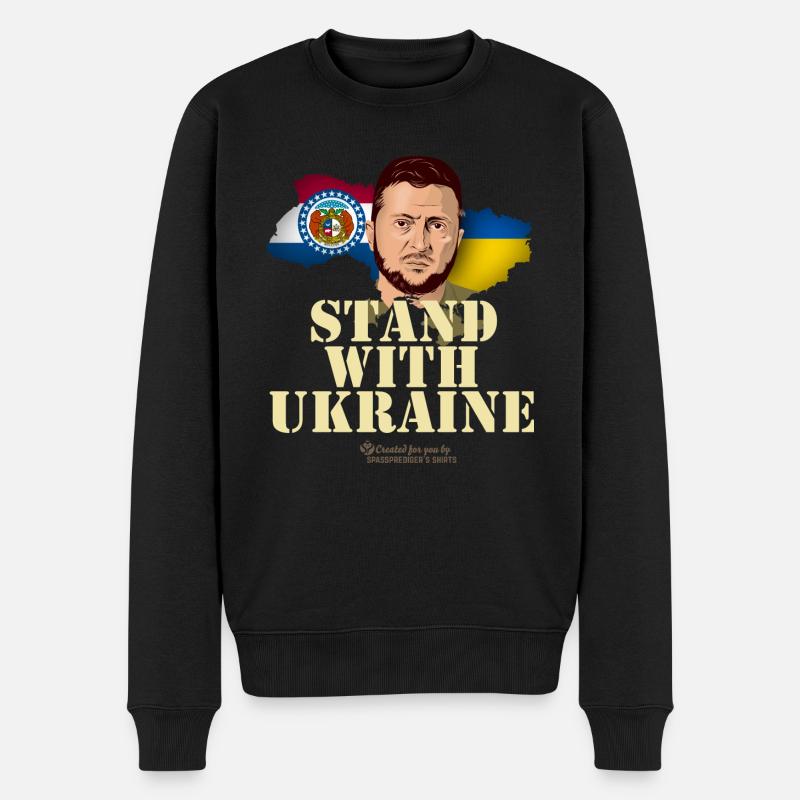 Ukraine Missouri Supporter Design - Pull Premium bio Homme - noir