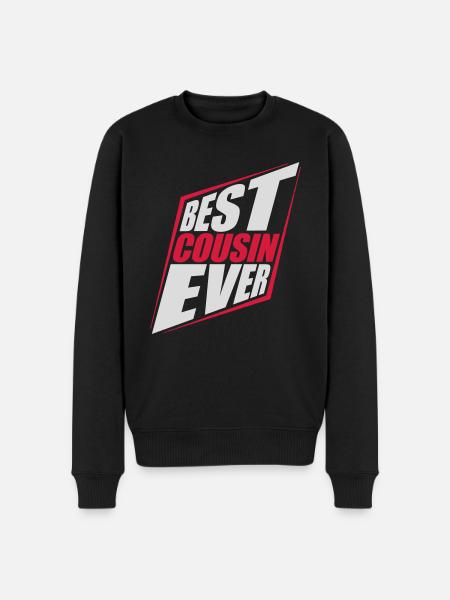 best cousin ever quote - Men's Premium Organic Jumper - black