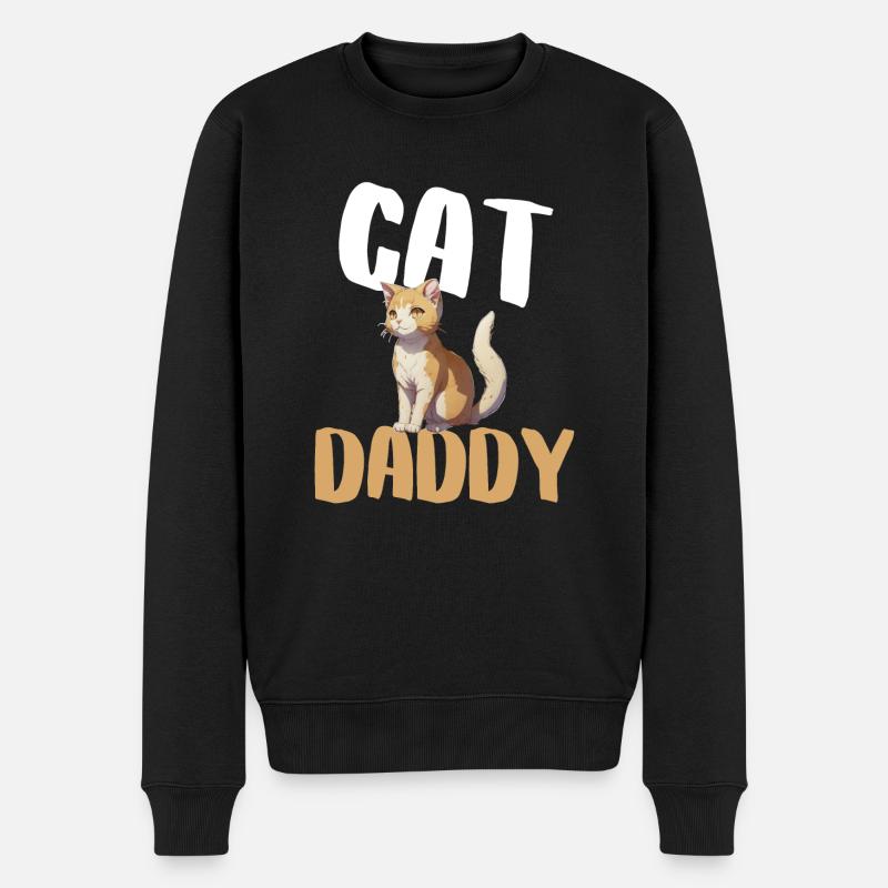 Daddy cat - Pull Premium bio Homme - noir