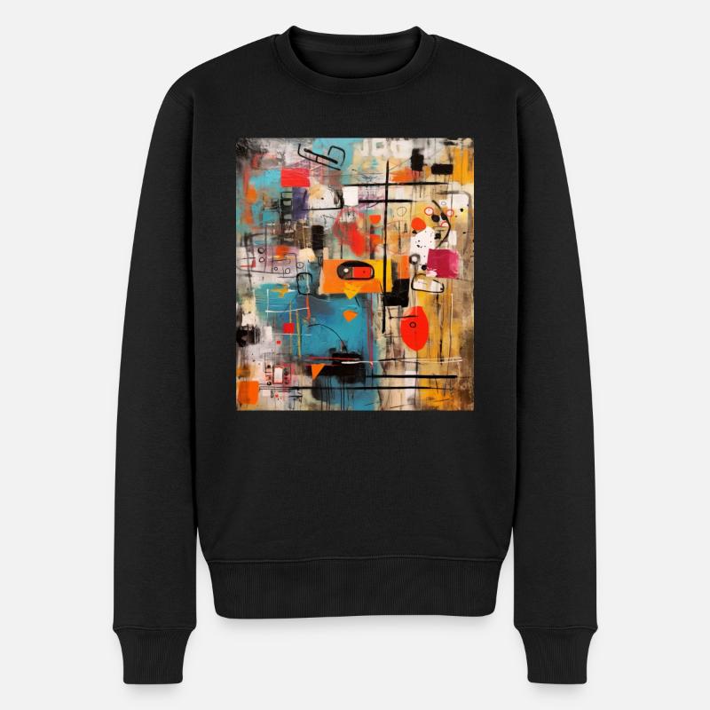 STREET ART IMAGINATION - Pull Premium bio Homme - noir