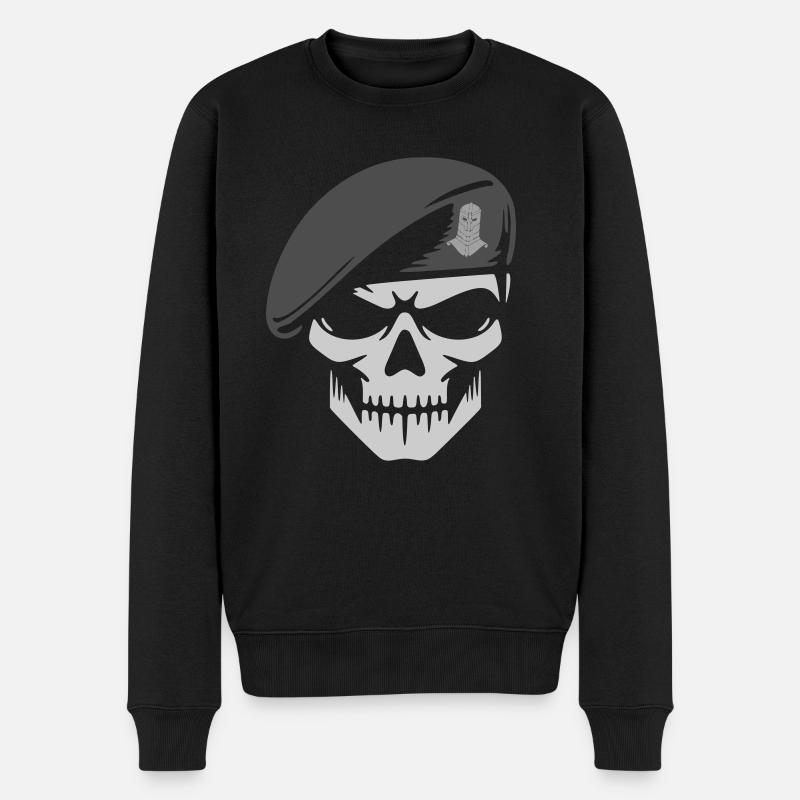 Brigade blindée - Pull Premium bio Homme - noir