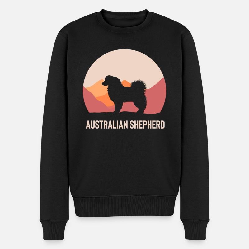 Cadeau de berger australien - Pull Premium bio Homme - noir