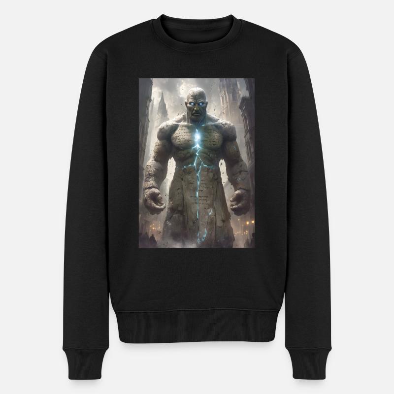Golem Créature mythique Cadeau - Pull Premium bio Homme - noir