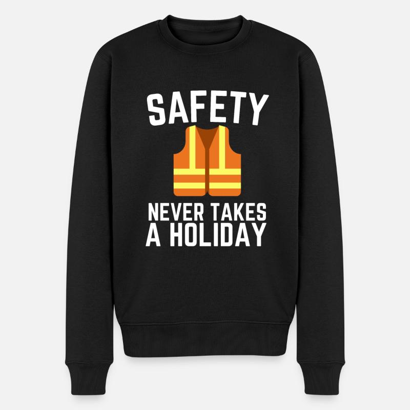 Incident Analyst Security Manager & Safety - Männer Premium Bio Pullover - Schwarz