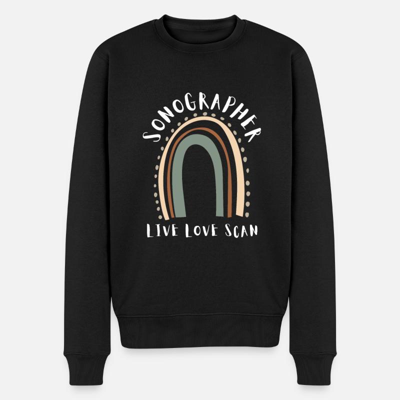 Échographiste Échographie Échographie Échographie - Pull Premium bio Homme - noir