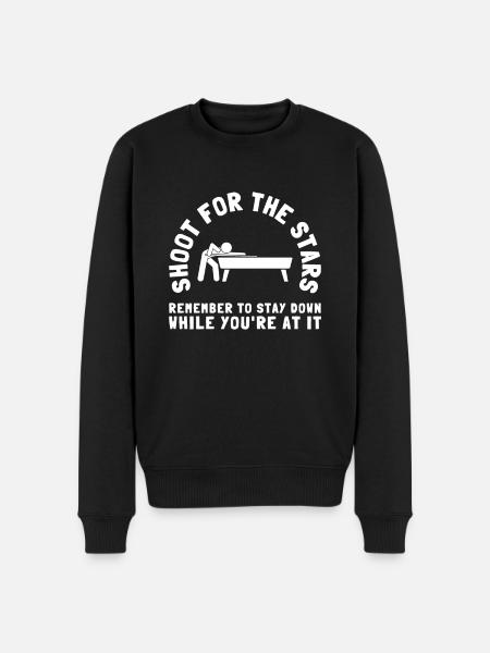 Pool Billard Cue Sport Og Snooker Turnering - Økologisk premium-sweatshirt til mænd - sort