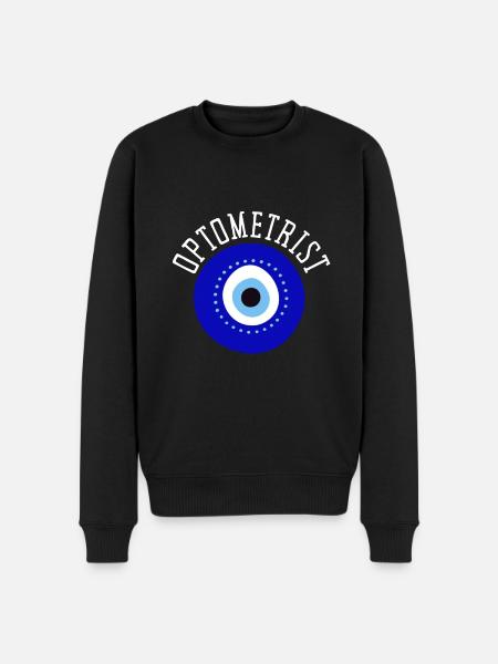 Ophthalmologist Optometrist Optometry And Optician - Men's Premium Organic Jumper - black