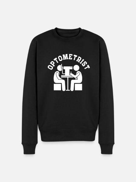 Ophthalmologist Optometrist Optometry And Optician - Men's Premium Organic Jumper - black