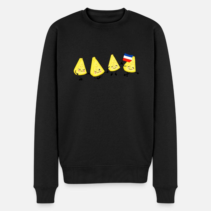 Fromager Fromager Gouda Lover - Pull Premium bio Homme - noir