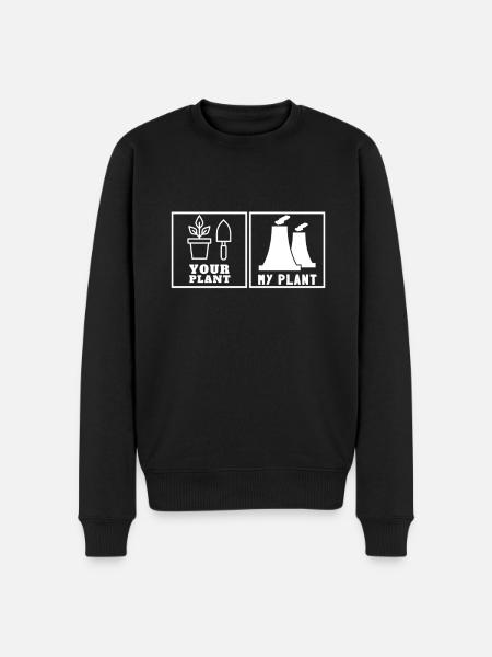 Uranium Fission Nuclear Engineering Theme - Men's Premium Organic Jumper - black
