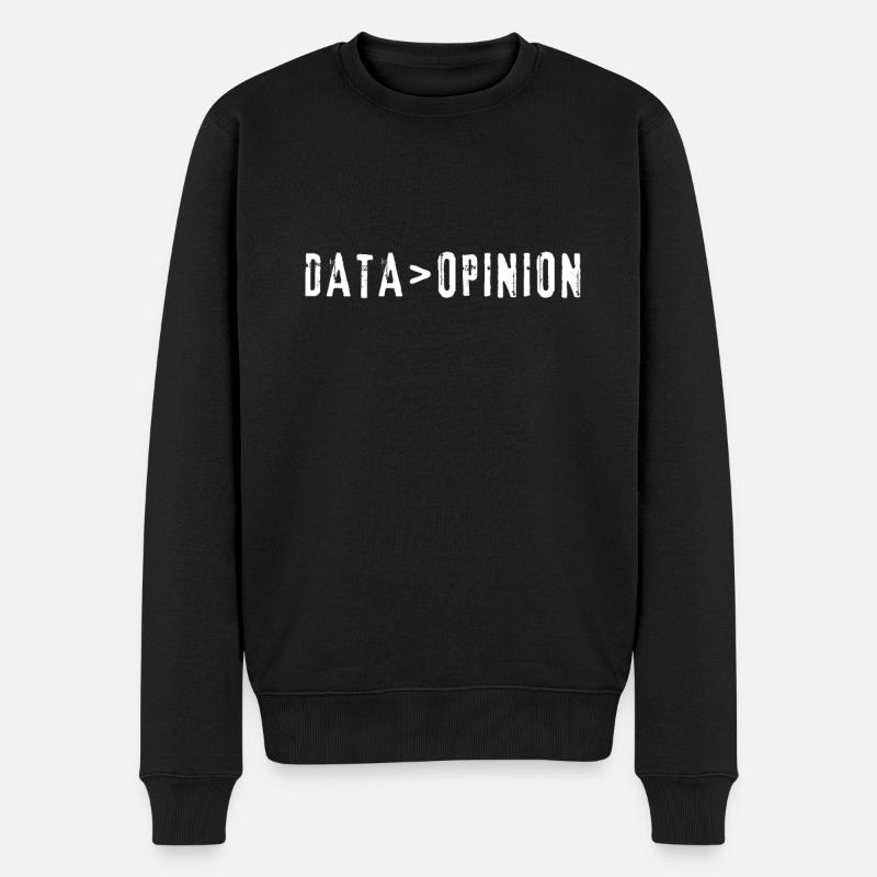 Normal Distribution Statistician Data Scientist - Männer Premium Bio Pullover - Schwarz