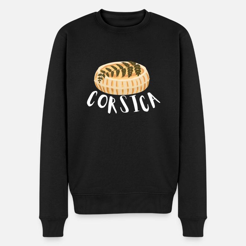 Corse Corsu Corsse 2B Tête De Maure Corse - Pull Premium bio Homme - noir