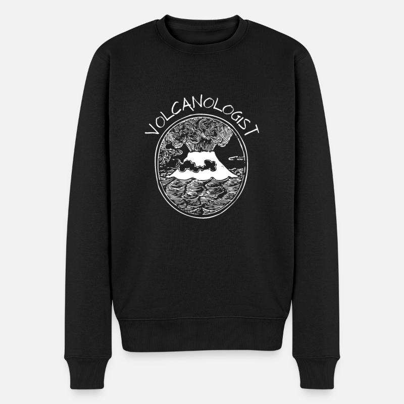 Volcanologues Géologue Magma Volcano - Pull Premium bio Homme - noir