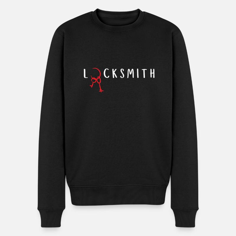 Lockpick Lockpicking Professional Locksmith - Men's Premium Organic Jumper - black