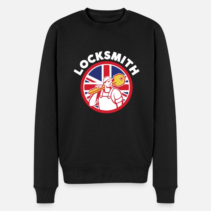 Lockpick Lockpicking Professional Locksmith - Men's Premium Organic Jumper - black