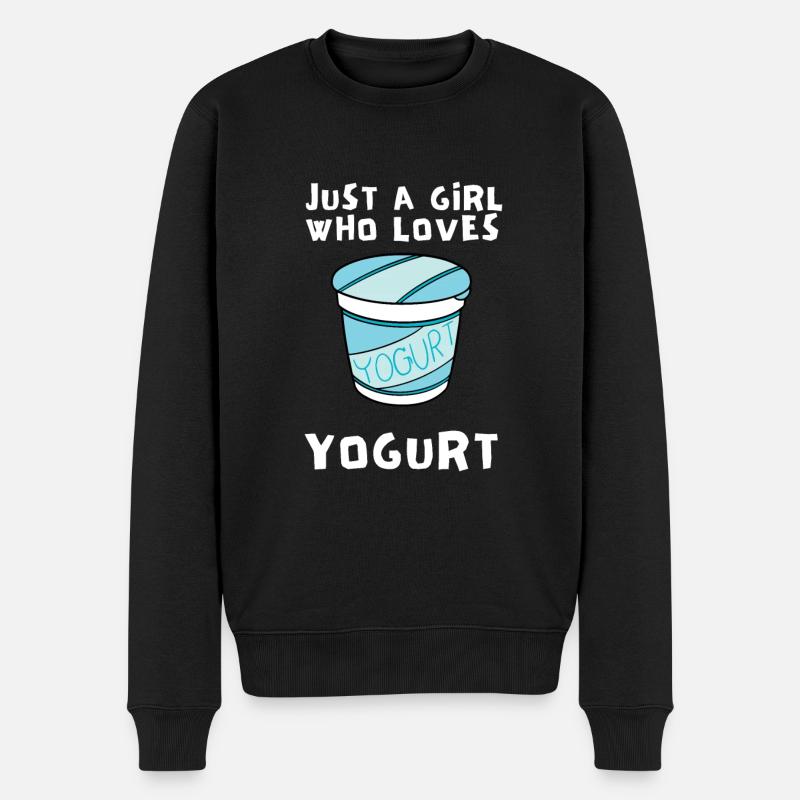 Probiotiques Produits laitiers, Yogourt glacé - Pull Premium bio Homme - noir