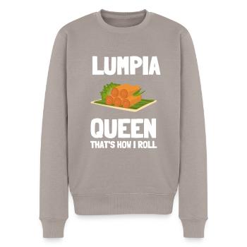 Filipino Pride Pinoy Spring Roll Lumpia Thats How - Men's Premium Organic Jumper - taupe - Front - Nico (187cm)