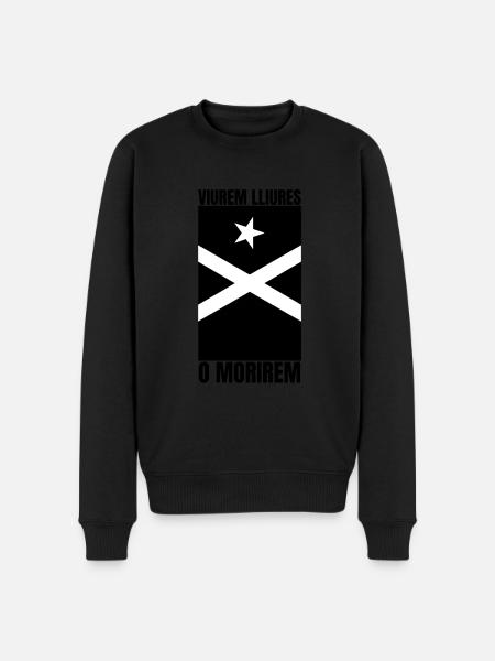 Bandera Independentista Catalana Estelada Negra - Men's Premium Organic Jumper - black