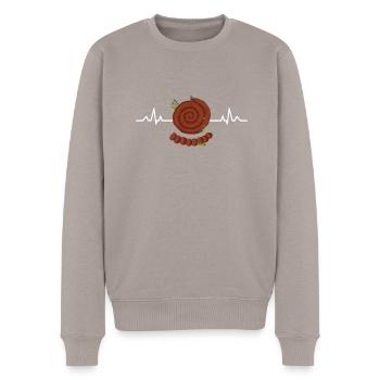 Bandera Independentista Catalana Estelada Negra - Männer Premium Bio Pullover - Taupe - Vorne - Nico (187cm)