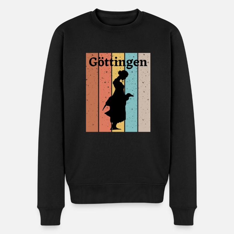 Göttinger Basketball Uni Göttingen Souvenir - Männer Premium Bio Pullover - Schwarz